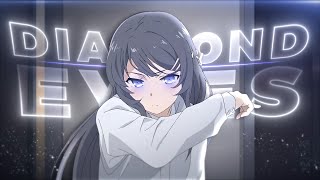 Bunny Girl Senpai  Diamond Eyes EditAMV [upl. by Eelyah]