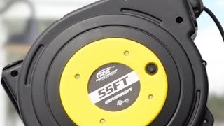 Install a Retractable Extension Cord Reel  shorts [upl. by Adiesirb214]