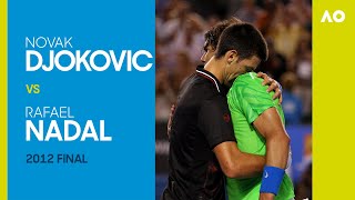 Novak Djokovic vs Rafael Nadal in the longest final in Grand Slam history  Australian Open 2012 [upl. by Nilak]