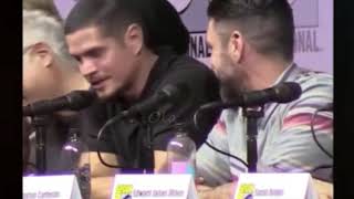 Reyes bromance 💕 Clayton Cardenas JDPardo  Mayans MC comic con sdcc 2018 [upl. by Thisbe453]