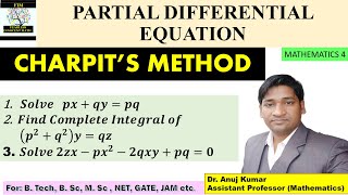 Charpits Method  Charpits Method Partial Differential Equation  Charpits Method Problems [upl. by Colver]