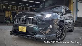 5代Toyota RAV4 JDM 純正日規化 華麗 黑武士 黒い侍 黑化混搭改裝 M’z Speed x Rowen x Kuhl Racing 《激安！333日本部品 X G3車庫》 [upl. by Joris]