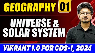 Geography CDS 2024 Universe and Solar System  Geomorphology Part 1  CDS Vikrant 10 [upl. by Abrahan]