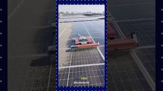 Processo de lavagem de painéis solares por drone motorizado⚡ideal para telhados  EcoSolarER [upl. by Isidro]