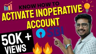 HOW TO ACTIVATE INOPERATIVE ACCOUNT IN SBI ALL ABOUT INOPERATIVE ACCOUNTIN Hindi [upl. by Ortensia]