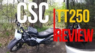 CSC TT250 Full review 500 miles [upl. by Derrik832]