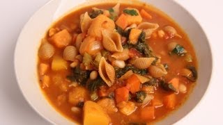 Winter Minestrone Soup Recipe  Laura Vitale  Laura in the Kitchen Episode 332 [upl. by Stahl]