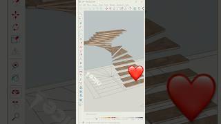 sketchup How to use SketchUp for create a staircase nicetower nicetower [upl. by Suiravat]