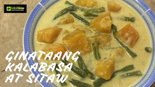 Ginataang Kalabasa at Sitaw [upl. by Bud]