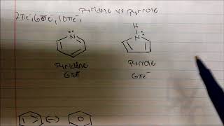 Why Pyrrole and Pyridine are Aromatic [upl. by Alene692]