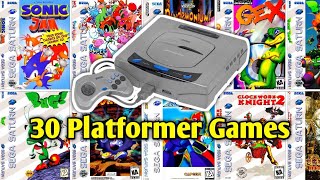 Best 30 Platformer Games for Sega Saturn [upl. by Kinata]