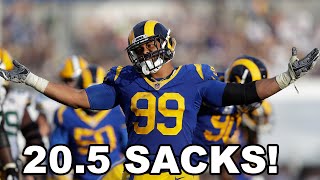 Aaron Donald UNSTOPPABLE 2018 Defensive Player of the Year Highlights [upl. by Alyacim]