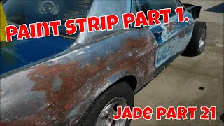 1968 Mustang paint stripping [upl. by Zeni]