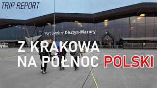 Samolotem z Krakowa KRK do Olsztyna SZY  LOT  Embraer 195  TRIP REPORT [upl. by Lletniuq]