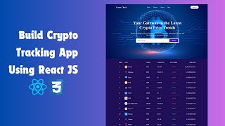 Crypto Tracking App Using React JS  Create Crypto Tracking App Using React JS amp Coin Gecko API [upl. by Lindeberg]