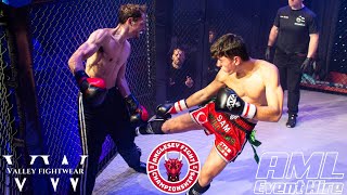 Anglesey Fight Night 3  Sam Williams Vs Jo Horrocks  3 x 2 69kg Kickboxing With Leg Kicks Bout [upl. by Llenal]