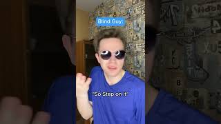 A wheelchair guy got roasted by blind guy 😂 SpeedMcqueen1 [upl. by Hannan]