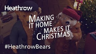 Official Heathrow 2018 Christmas Advert  The Heathrow Bears Return  HeathrowBears [upl. by Aicnatsnoc]