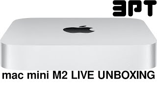 Mac Mini M2 Live Unboxing [upl. by Nepean787]