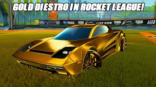 The NEW Gold Diestro Car Is In Rocket League Now  Rocket League Update [upl. by Eltsyrhc]