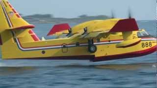 Löschflugzeuge CANADAIR CL 415 in Aktion in der Nähe von Dubrovnik  August 2012 [upl. by Jock]