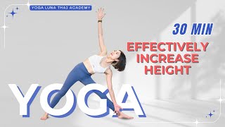 ENGLISH 30Minute Simple Yoga Routine to Effectively Increase Height  Yoga Luna Thái [upl. by Gottlieb]