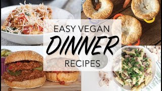 THE BEST VEGAN DINNER RECIPES  10 Vegan Dinner Ideas  The Edgy Veg [upl. by Anitnamaid]