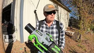 EGO leaf blower with gutter attachment [upl. by Barker]