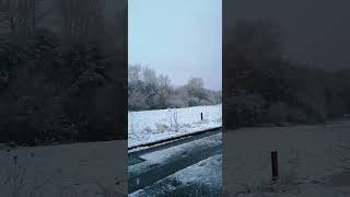 Snow in Flint flintshire 2024 🌨️ [upl. by Anuska]