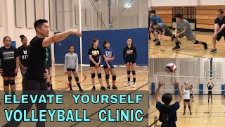 Elevate Yourself Volleyball Clinics  Coach Donny [upl. by Ettenot595]