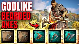 Assassins Creed Valhalla  The STRONGEST BEARDED AXES and How To Get Them [upl. by Sitoeht746]