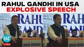 Rahul Gandhi In US LIVE Rahul Addresses Indian Diaspora During First Foreign Tour As LoP  Congress [upl. by Nosreffej]