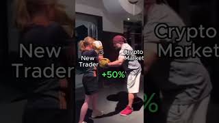 New Trader vs Crypto Market 😂😂😂 [upl. by Emoraj797]