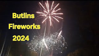 BUTLINS MINEHEAD FIREWORKS HALLOWEEN 2024 butlins [upl. by Blynn]