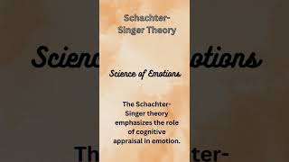 Schachter Singer Theory [upl. by Adyela48]