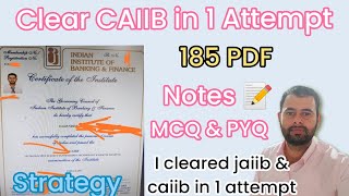 CAIIB Exam Preparation  I cleared CAIIB in 1st attempt  CAIIB in 1 month [upl. by Ardnoyek]