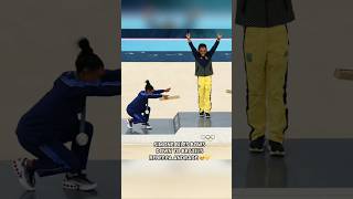 Simone Biles amp Jordan Chiles BOW DOWN To Brazil’s Rebecca Andrade 🥹🏆 parisolympics2024 [upl. by Farah674]