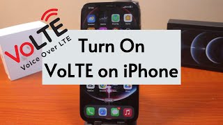 How to Turn on VoLTE on iPhone [upl. by Tarkany]