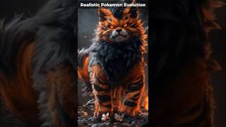 Realistic Pokemon Evolution  Hisuian Arcanine  Staryu pokemon pokemoncommunity shorts arcanine [upl. by Eisak132]