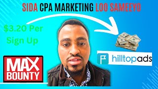 Sida Online Lacag looga sameeyo 2024  Sidee CPA Marketing Loo Sameeyo  Xayaysiin lacag ah [upl. by Martella]