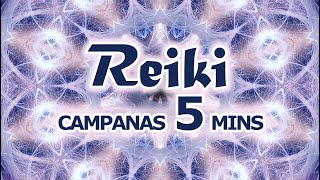 ✨ MÚSICA REIKI con campanas 🔔 cada 5 MINUTOS 🌟  música para SESIONES REIKI  Reiki Healing Music [upl. by Orazal620]