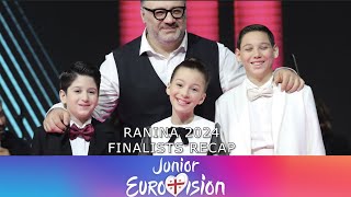 RANINA FINALISTS  JESC 2024 Georgia [upl. by Stieglitz]