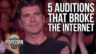 5 UNFORGETTABLE amp AMAZING Britains Got Talent Auditions You MUST WATCH  Popcorn [upl. by Pyotr670]