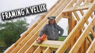 How to Frame and Trim a Splayed Velux Roof Window  velux [upl. by Nylyaj]