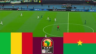 Mali 2 vs 0 Burkina Faso 2024 CAF Africa Cup  Video game simulation PES 2021 [upl. by Augustine927]