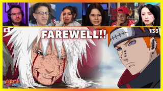 Jiraiyas Death  Reaction Mashup Naruto Shippuden 133 ナルト 疾風伝 [upl. by Susejedairam12]