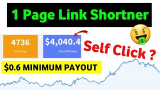 1 Page URL Shortener 🤑 URL Shortener Unlimited Trick 2024  URL Shortener earn money  URL Shortener [upl. by Anide]