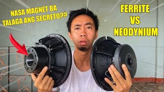 Nasa SPEAKER MAGNET ANG SECRETO  Neodynuim VS Ferrite Speakers [upl. by Matthus]