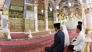 Presiden Jokowi Ziarah Makam Rasulullah SAW Madinah 15 April 2019 [upl. by Arval]