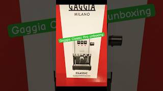 Gaggia Classic Pro Unboxing amp First Use جاجيا كلاسيك برو [upl. by Hannie]